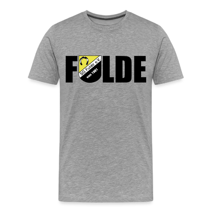 SG Fulde Big Letter Premium T-Shirt flex - Grau meliert
