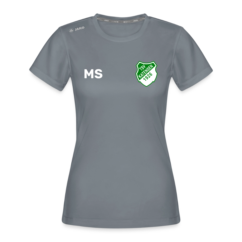 TSV Katensen JAKO Frauen Funktions-Shirt Run 2.0 (personalisierbar) - Grau
