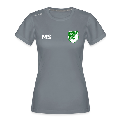 TSV Katensen JAKO Frauen Funktions-Shirt Run 2.0 (personalisierbar) - Grau