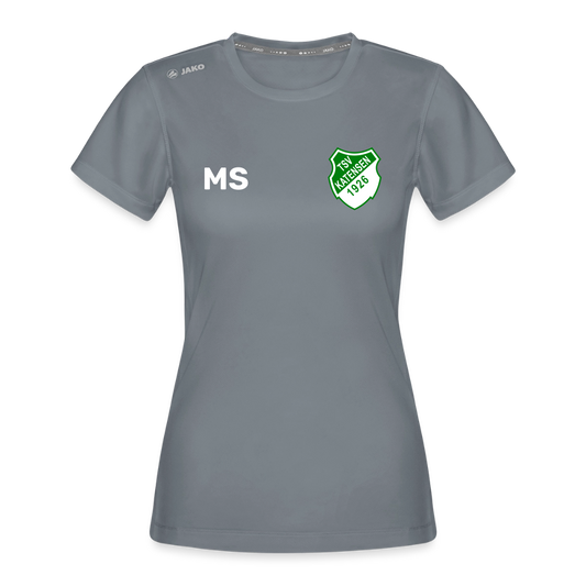 TSV Katensen JAKO Frauen Funktions-Shirt Run 2.0 (personalisierbar) - Grau