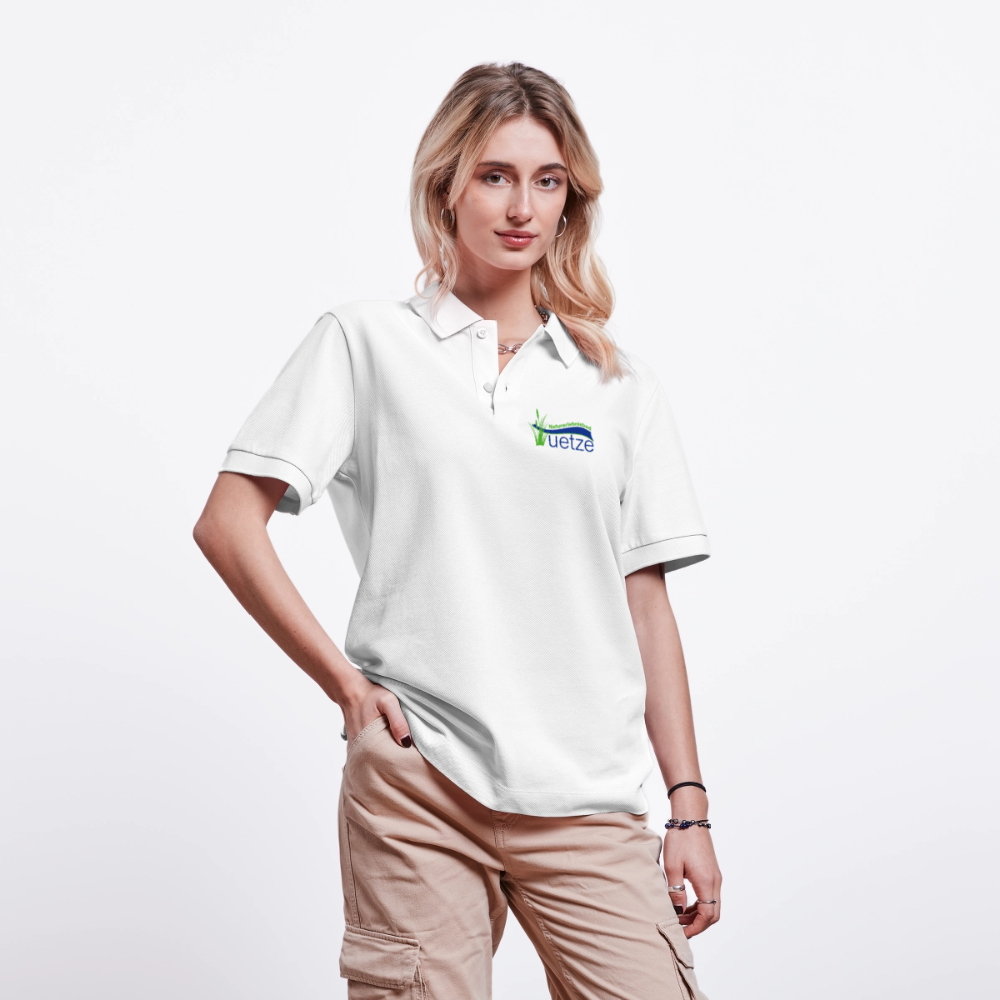 Naturbad Uetze Unisex Bio-Poloshirt - Weiß