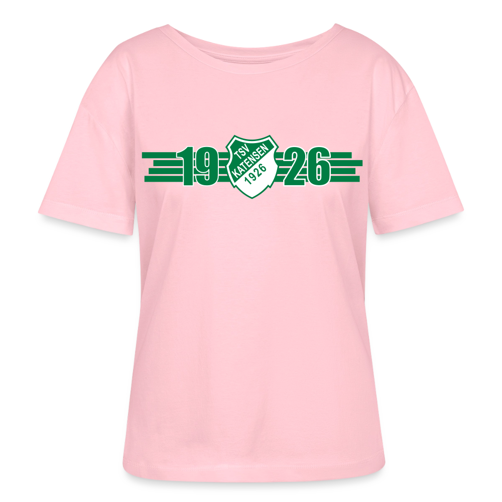 TSV Katensen Relaxed Rundhals Frauen Bio-T-Shirt "1926" - Hellrosa