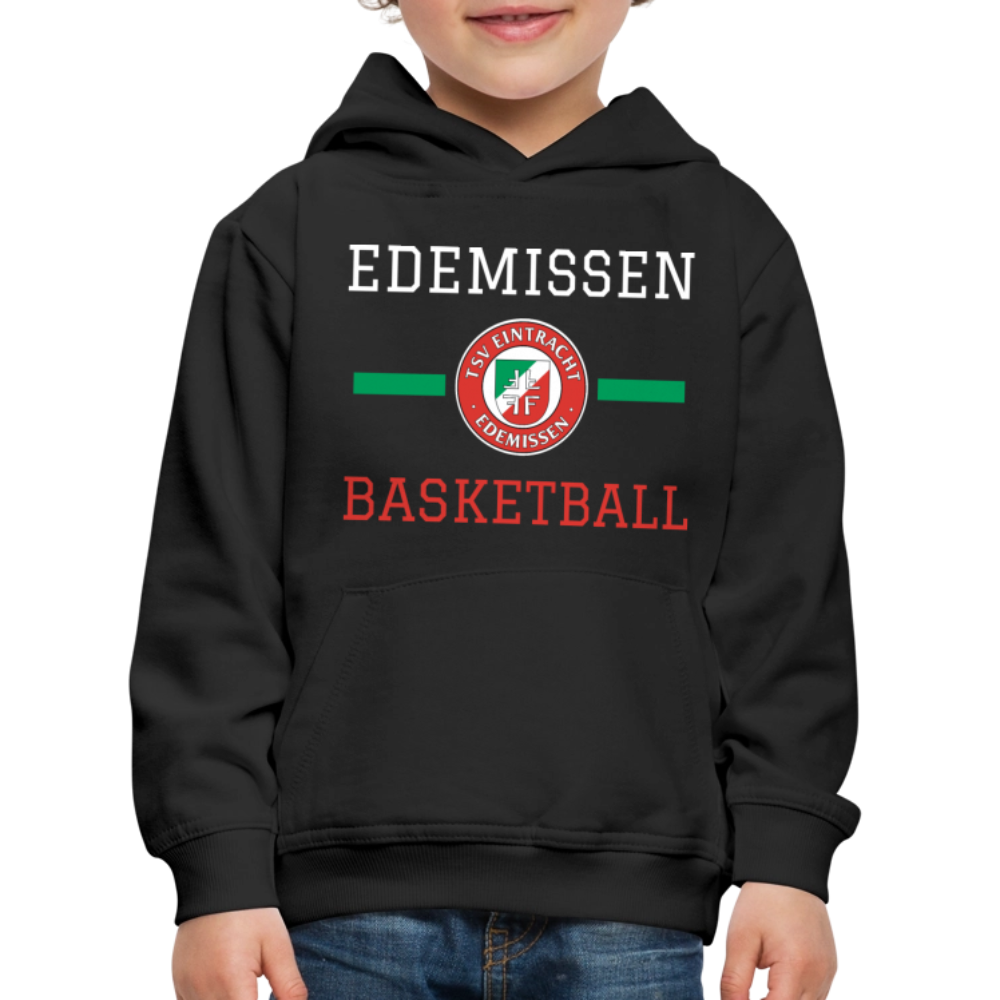 Kinder Premium Hoodie TSV Edemissen BB - Schwarz