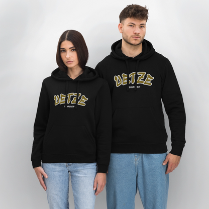 Uetze Hannover Gold Unisex Bio-Hoodie Flex - Schwarz