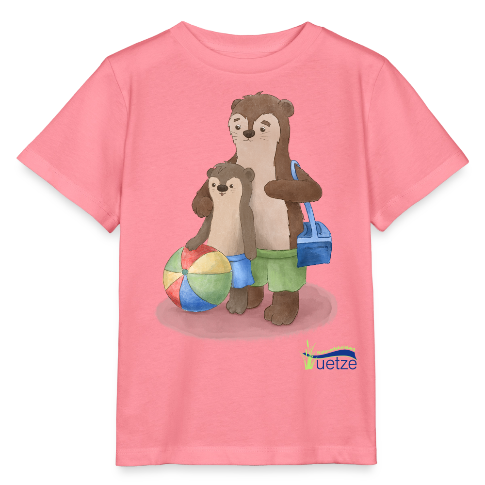 Naturbad Uetze Kinder T-Shirt "Otterpapa" (98-128) - Pink 