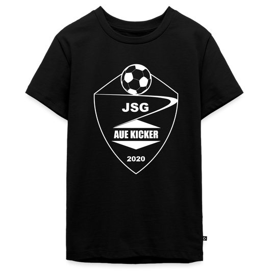 JSG Aue Kicker Teenager Premium T-Shirt - Schwarz