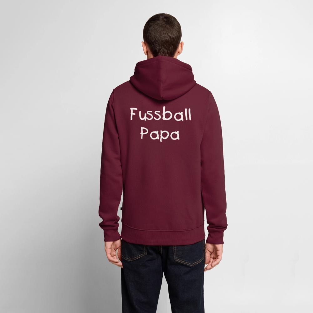 Fussball Papa - Wir sind ein TEAM Fulde Unisex Hoodie - Burgunderrot