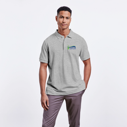 Naturbad Uetze Unisex Bio-Poloshirt - Grau meliert