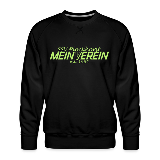 SSV Plockhorst Unisex Pullover Mein Verein flex - Schwarz