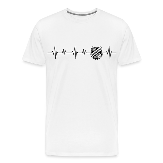 SV Sorgensen Premium T-Shirt heartbeat - Weiß