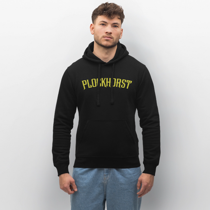 Plockhorst Unisex Bio Hoodie flex - Schwarz