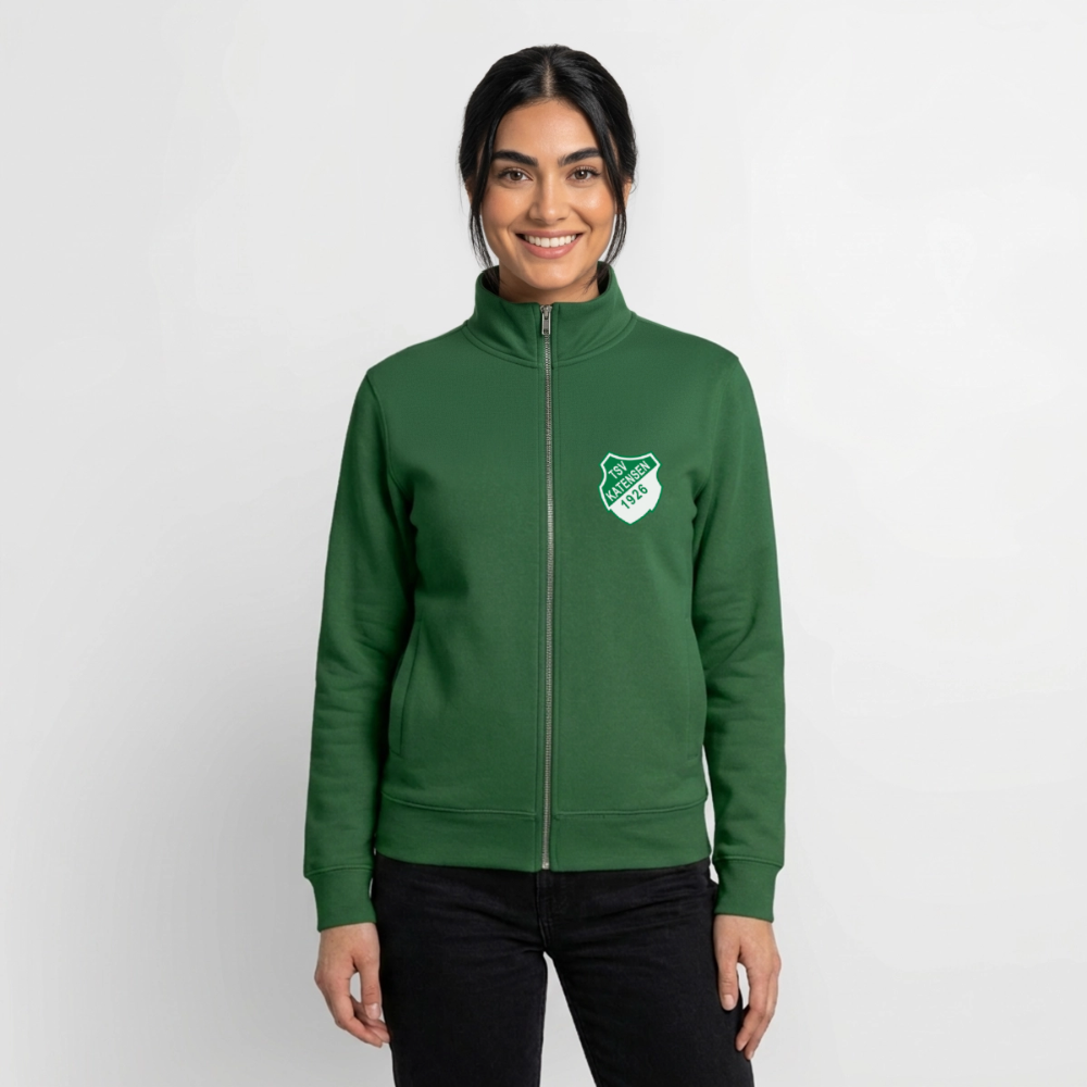 TSV Katensen Unisex Bio-Zip Sweatshirt - Flaschengrün