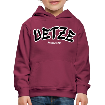 Uetze Hannover Kinder Premium Hoodie - Bordeaux