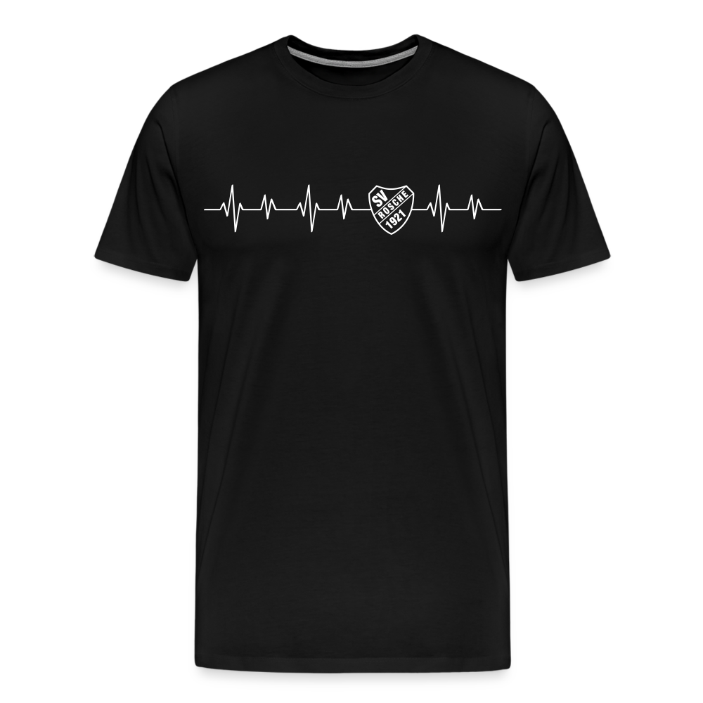 SV Rosche Premium T-Shirt Heartbeat flex - Schwarz