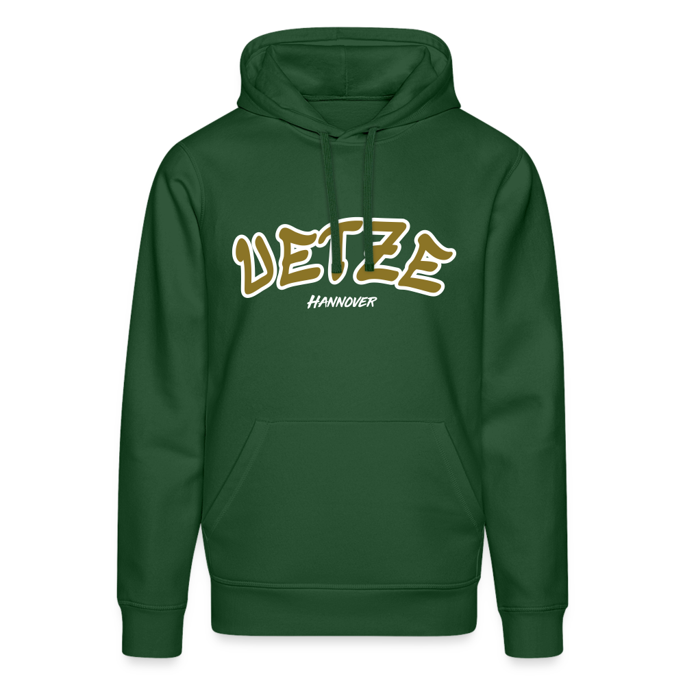 Uetze Hannover Gold Unisex Bio-Hoodie Flex - Flaschengrün