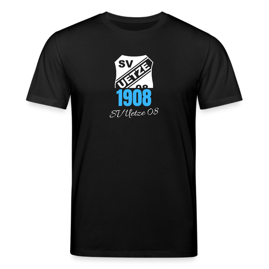SV Uetze 08 Premium Bio T-Shirt "Real" - Schwarz
