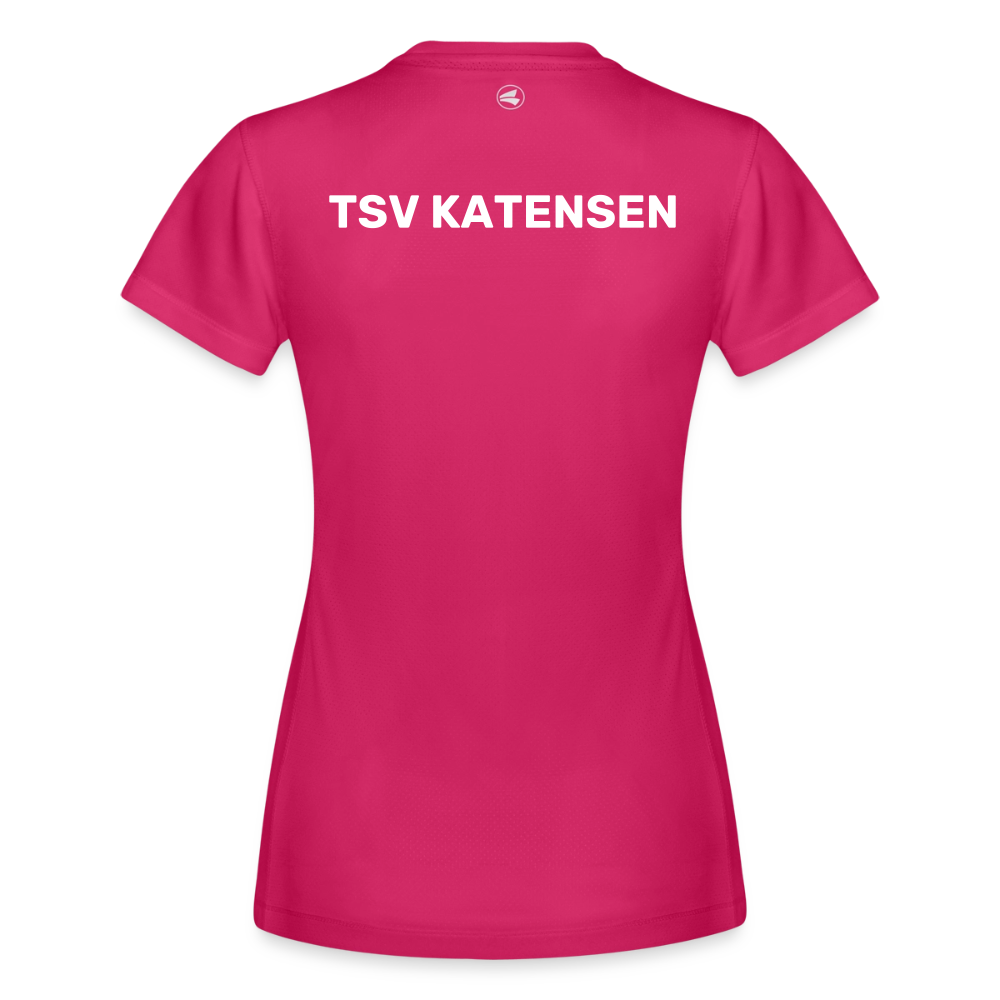 TSV Katensen JAKO Frauen Funktions-Shirt Run 2.0 (personalisierbar) - dunkles Pink