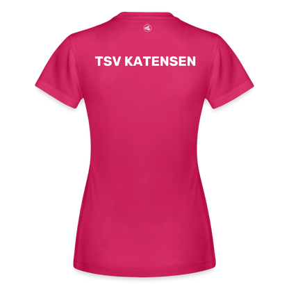 TSV Katensen JAKO Frauen Funktions-Shirt Run 2.0 (personalisierbar) - dunkles Pink
