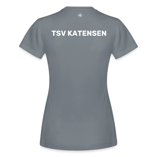 TSV Katensen JAKO Frauen Funktions-Shirt Run 2.0 (personalisierbar) - Grau
