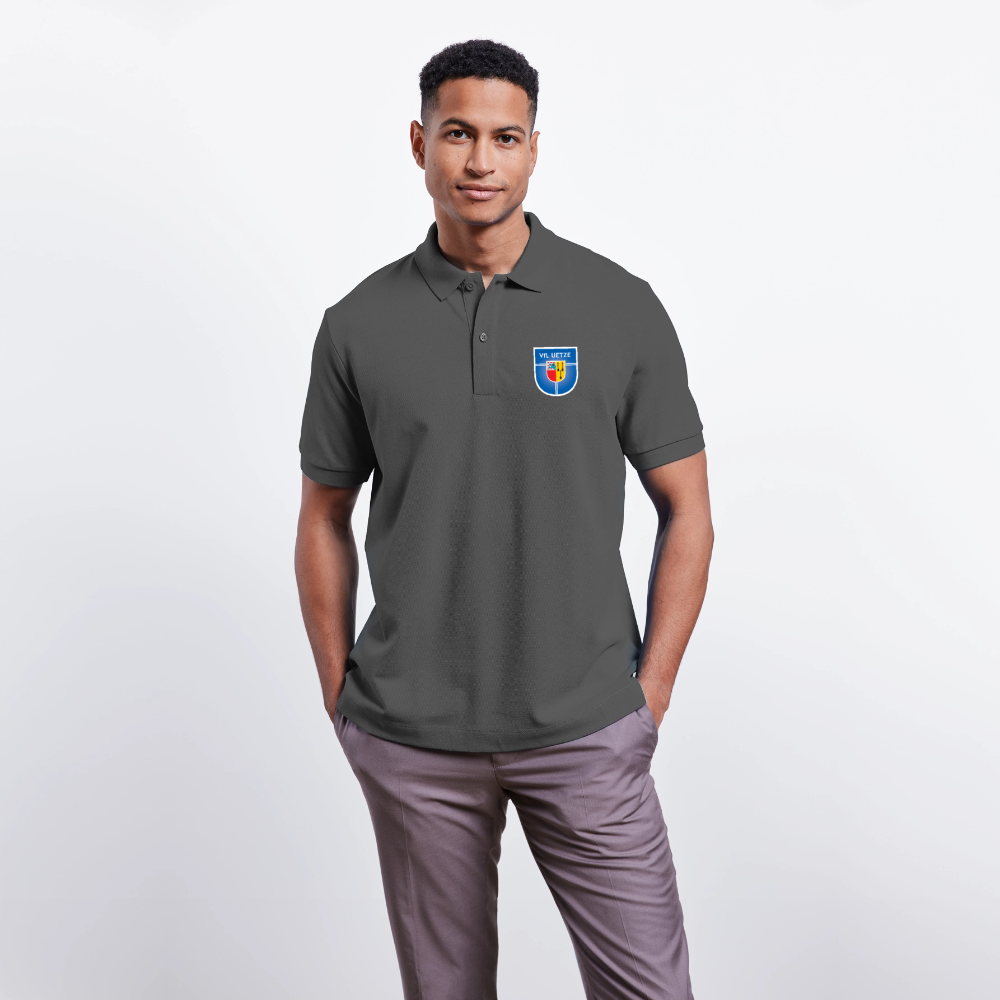 VfL Uetze Unisex Bio-Poloshirt - Anthrazit