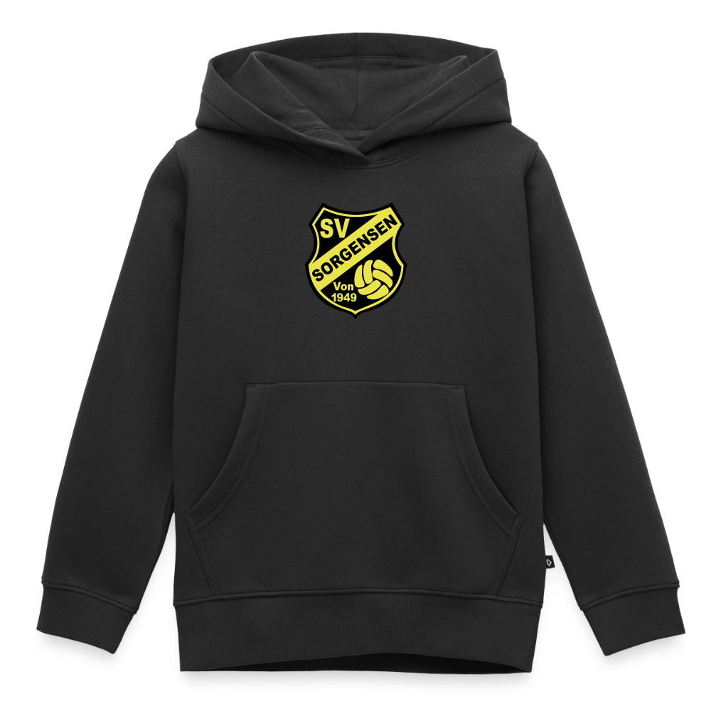 SV Sorgensen Kinder Premium Hoodie Logo flex - Schwarz