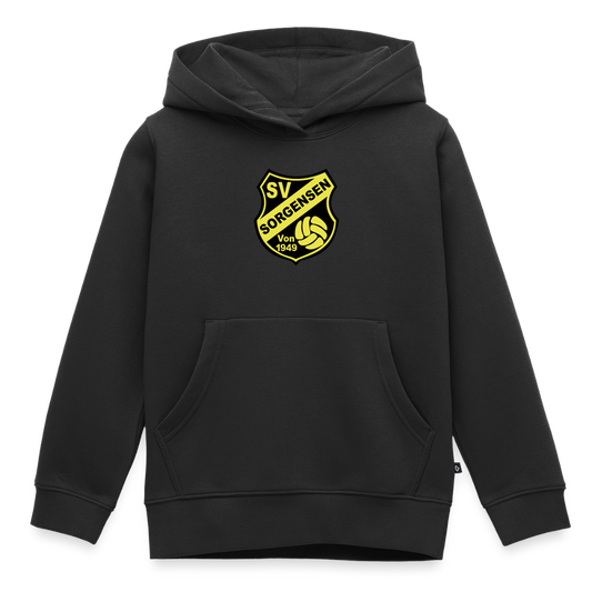 SV Sorgensen Kinder Premium Hoodie Logo flex - Schwarz