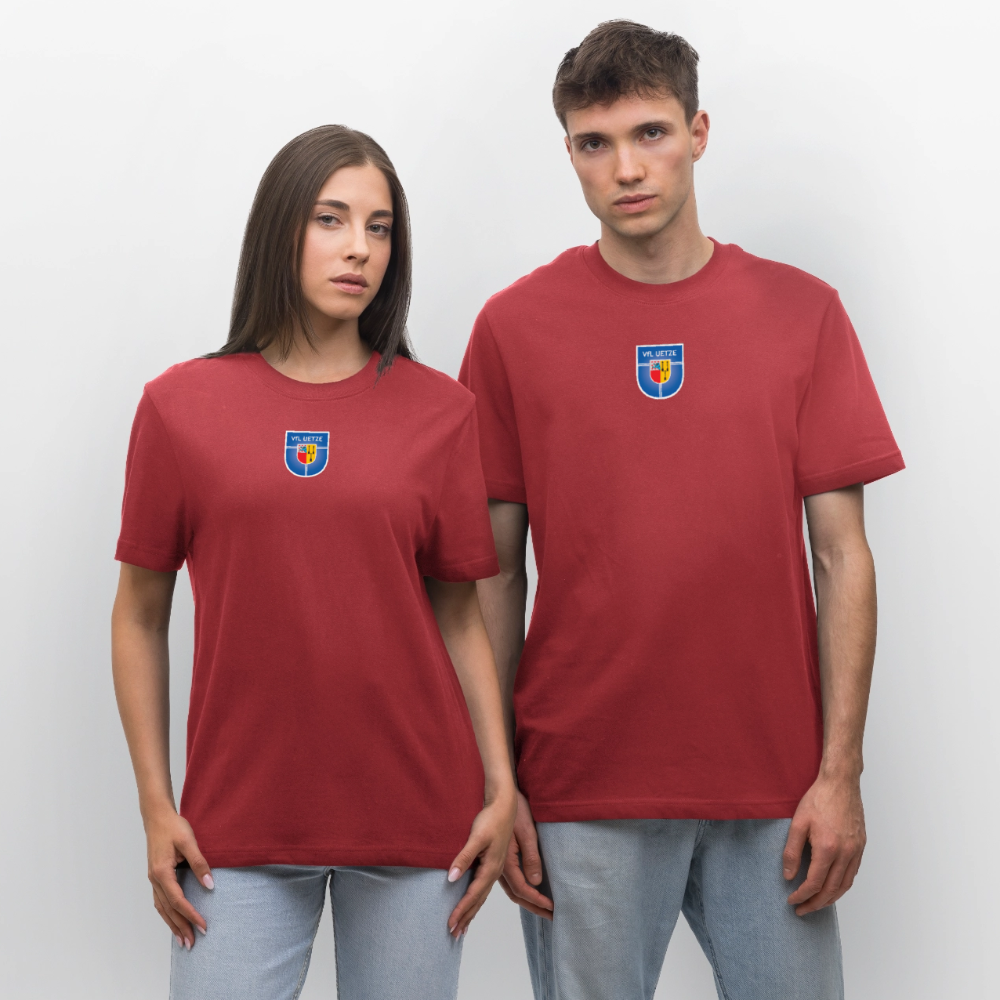 VfL Uetze Relaxed Fit Unisex Bio-T-Shirt (schwer) - Erdrot