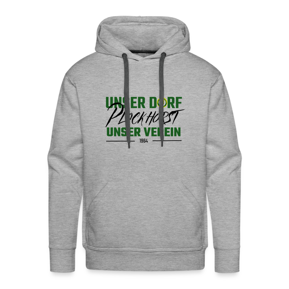 Unser Dorf Unisex Hoodie - Grau meliert