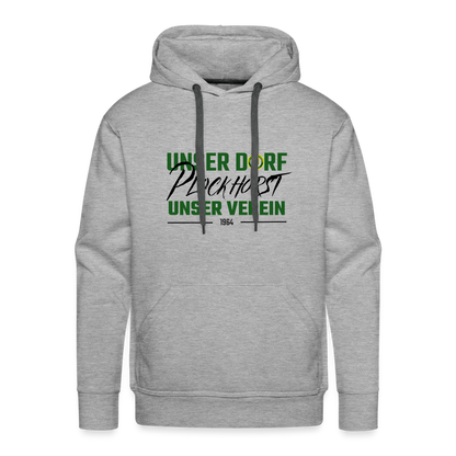 Unser Dorf Unisex Hoodie - Grau meliert