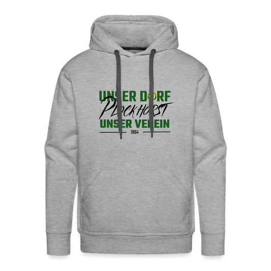 Unser Dorf Unisex Hoodie - Grau meliert