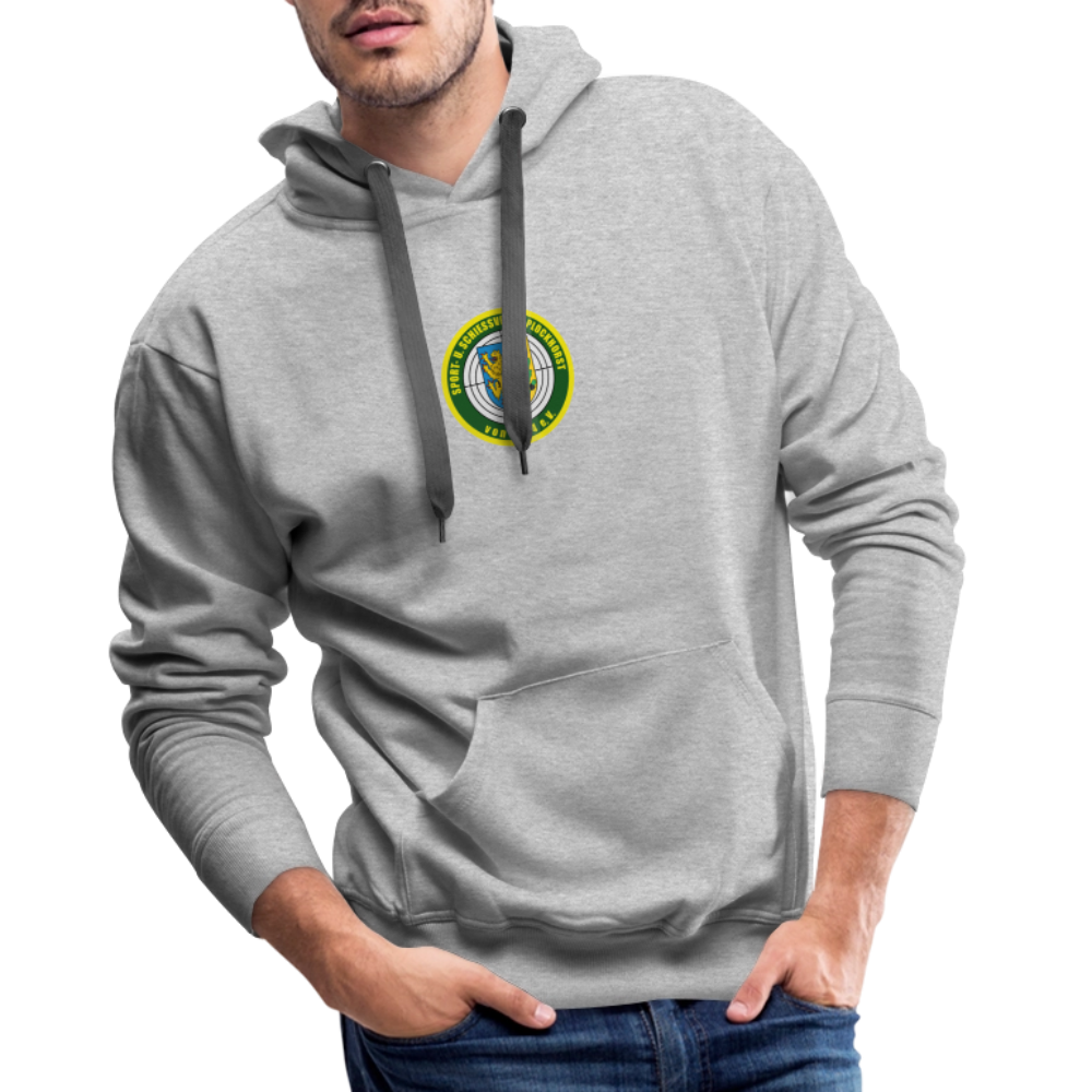 SSV Plockhorst Premium Hoodie Logo - Grau meliert