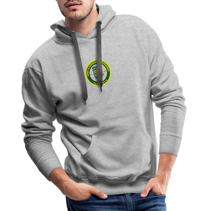 SSV Plockhorst Premium Hoodie Logo - Grau meliert