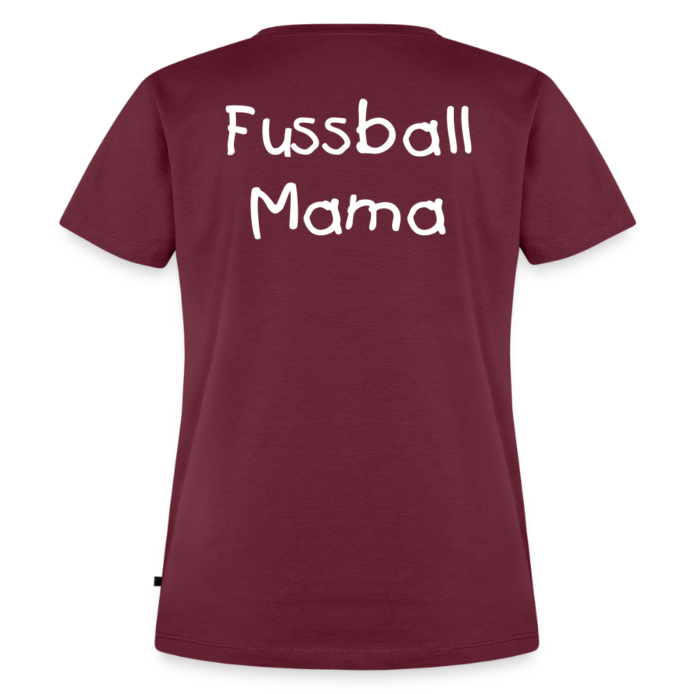 Fussball Mama - Wir sind ein TEAM Fulde Damen T-Shirt - Burgunderrot