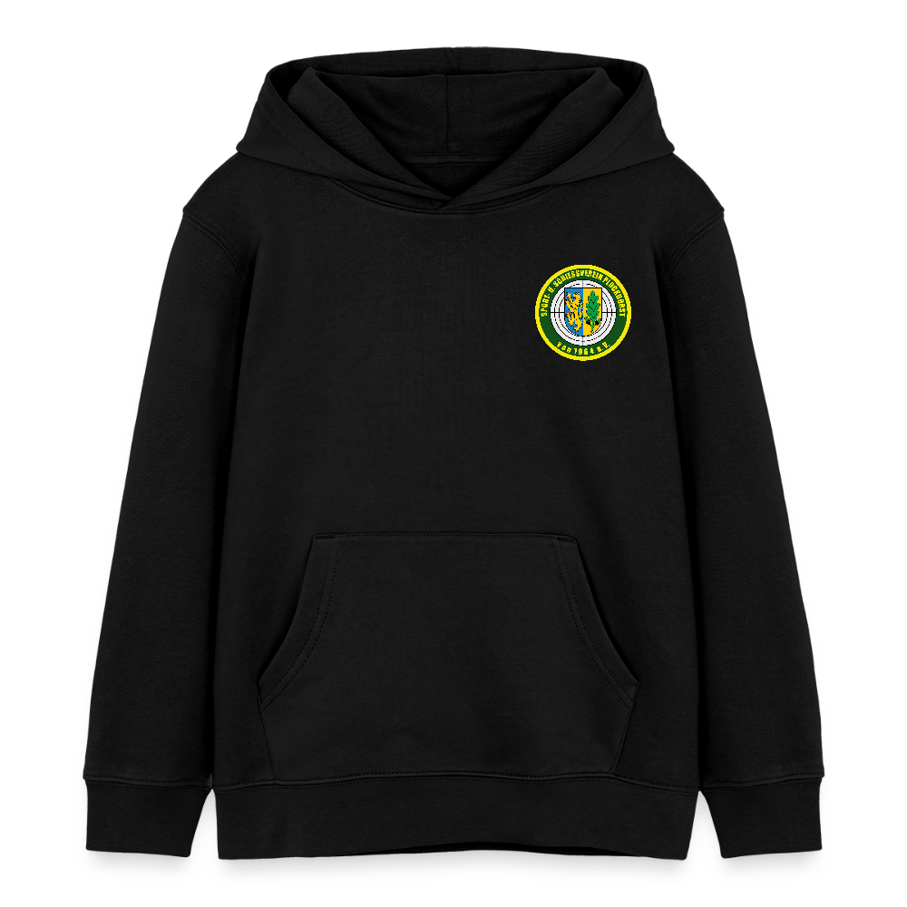 SSV Plockhorst Logo Kinder Bio-Hoodie - Schwarz