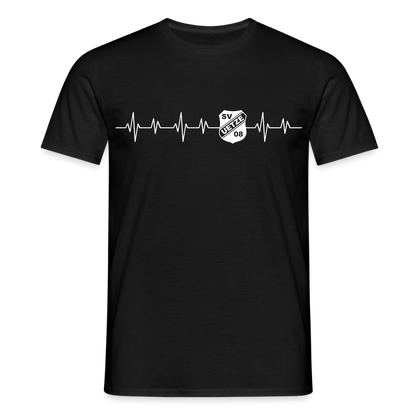 SV Uetze 09 Premium T-Shirt heartbeat - Schwarz