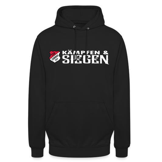 TSV Cornau Kämpfen & Siegen Unisex Hoodie flex - Schwarz