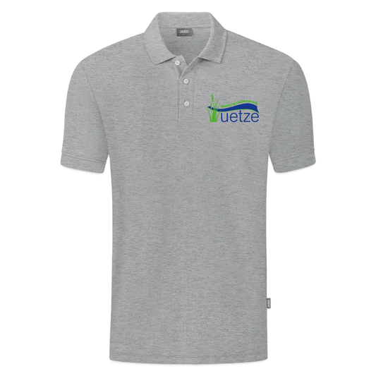 Naturbad Uetze JAKO Herren Bio-Poloshirt - Grau meliert