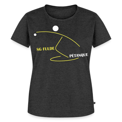 SG Fulde Petanque Frauen Premium T-Shirt flex - Anthrazit meliert