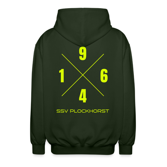 SSV Plockhorst 1964 Unisex Kapuzenjacke - Forstgrün 