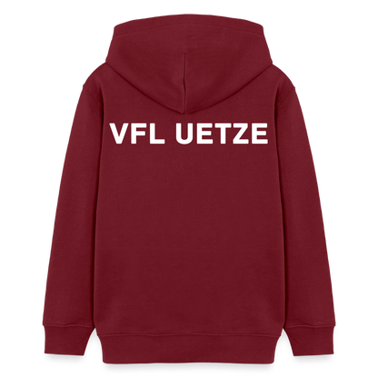 VfL Uetze Kinder Bio Hoodie - Burgunderrot