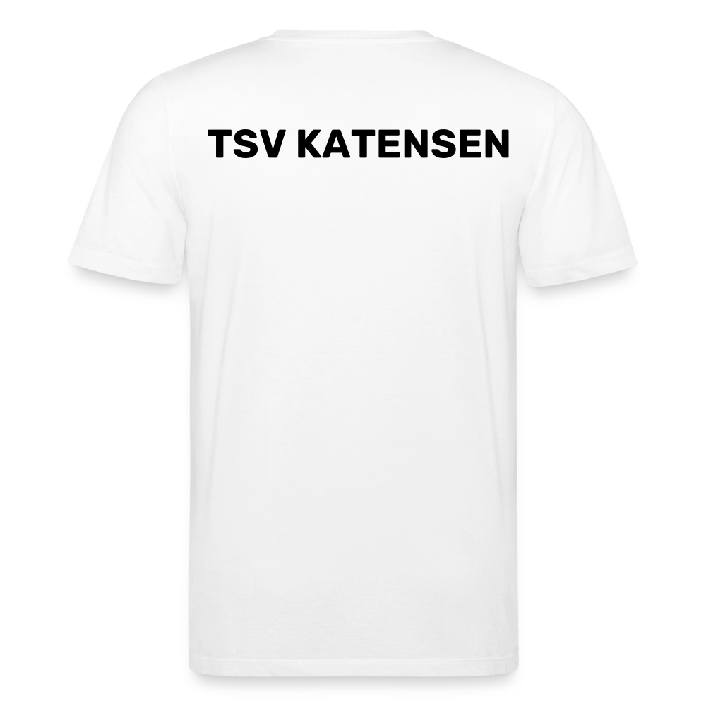 TSV Katensen Unisex Bio-T-Shirt (personalisierbar) - Weiß