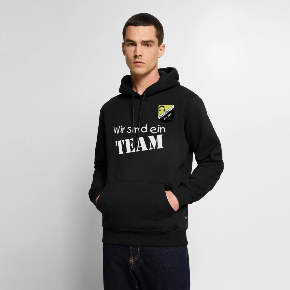 Fussball Mama - Wir sind ein TEAM Fulde Unisex Hoodie - Schwarz
