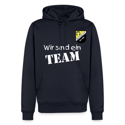 Fussball Papa - Wir sind ein TEAM Fulde Unisex Hoodie - Navy