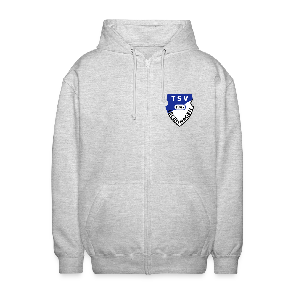 TSV Isernhagen Unisex Kapuzenjacke Logo flex - Hellgrau meliert