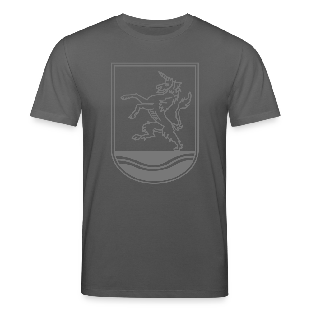US-SLG Knesebeck Unisex Bio-T-Shirt All Grey flex - Anthrazit