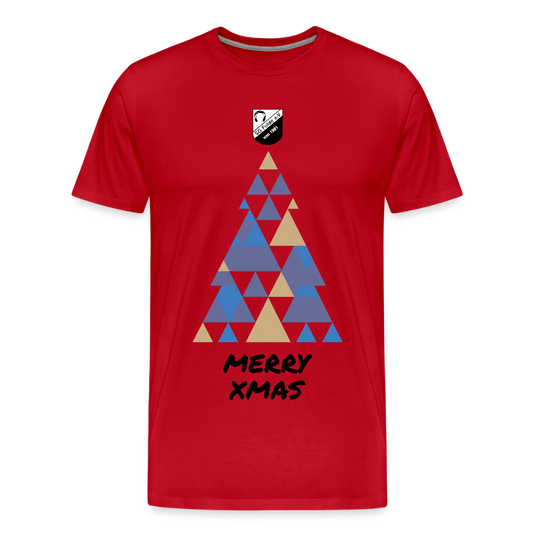 Merry XMAS unisex Premium T-Shirt - Rot