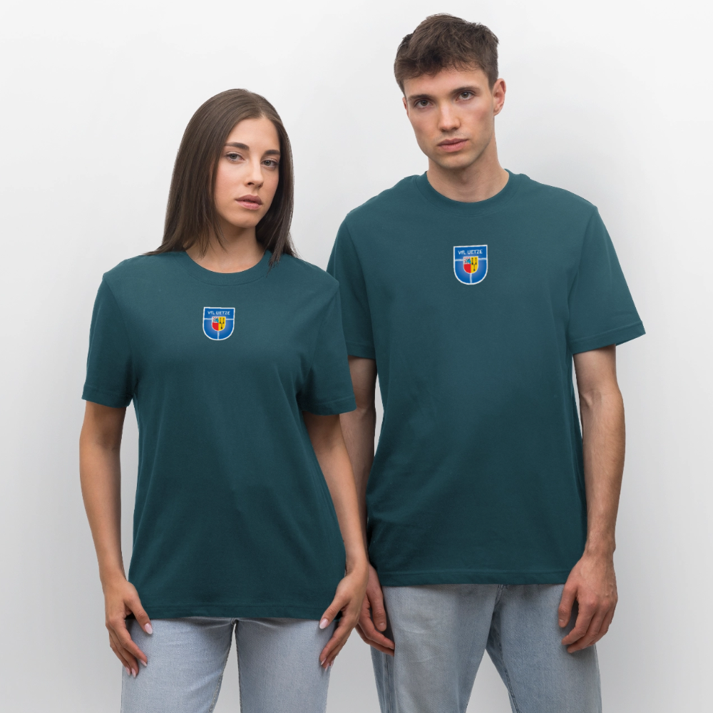 VfL Uetze Relaxed Fit Unisex Bio-T-Shirt (schwer) - Dunkles Petrol