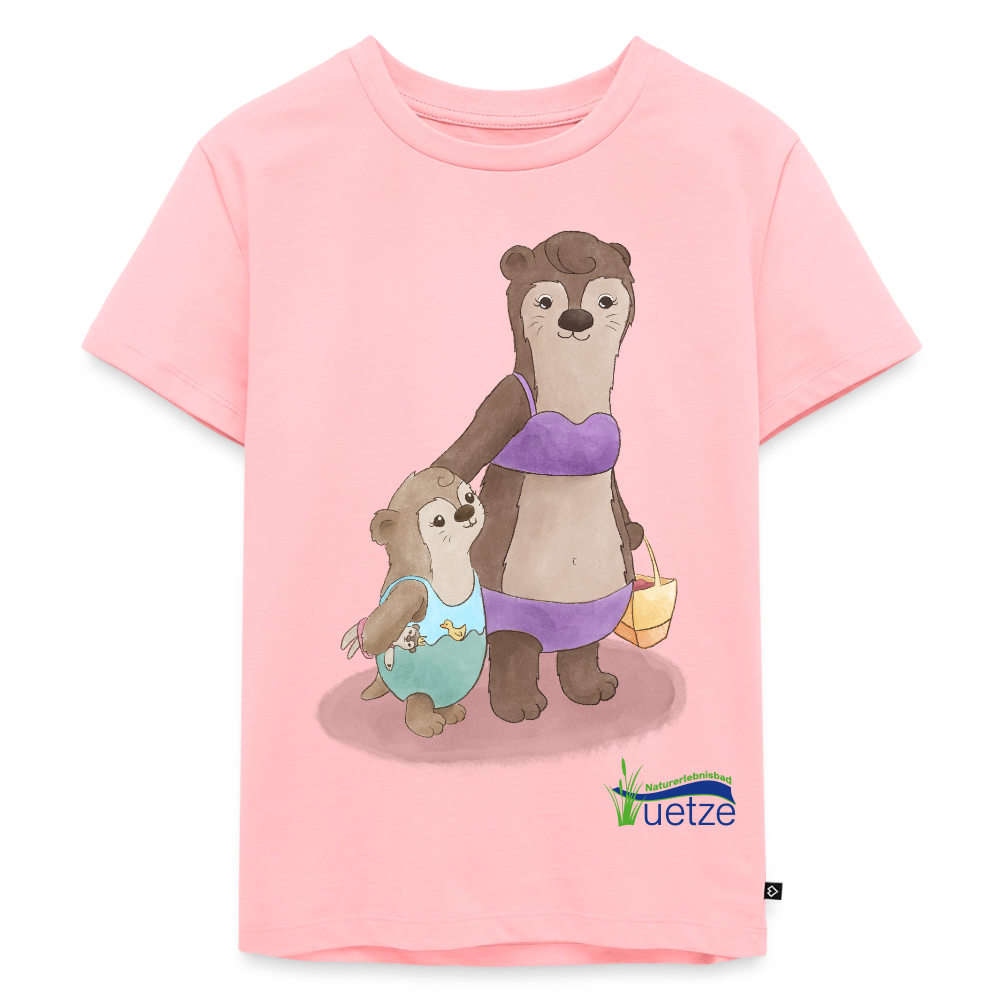 Naturbad Uetze Kinder T-Shirt "Ottermama" (98-140) - Rosa