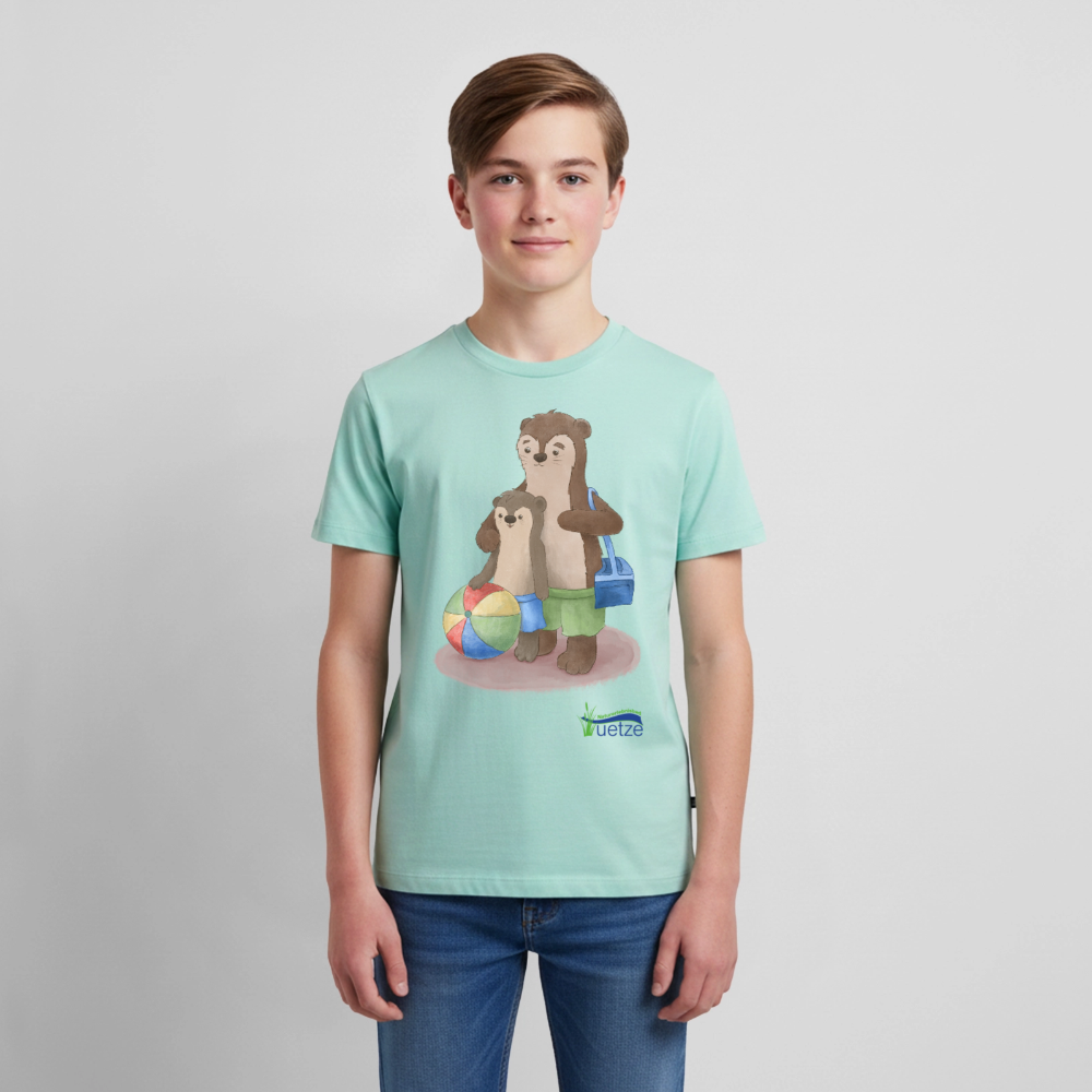 Naturbad Uetze Teenie-T-Shirt "Otterpapa" (146-164) - Mint 