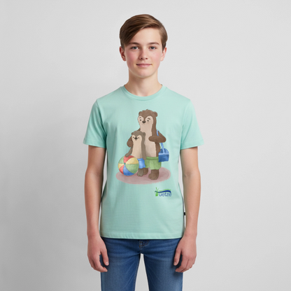 Naturbad Uetze Teenie-T-Shirt "Otterpapa" (146-164) - Mint 